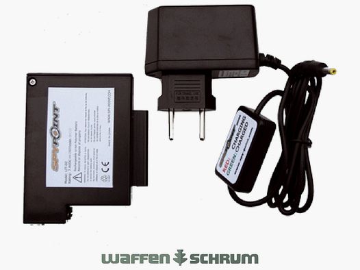 Spypoint LIT-C-8 Lithium Akku mit Ladegerät passend für Link-S / Link-Dark / Link-EVO / Solar-Dark / Force-Dark 2000mAh