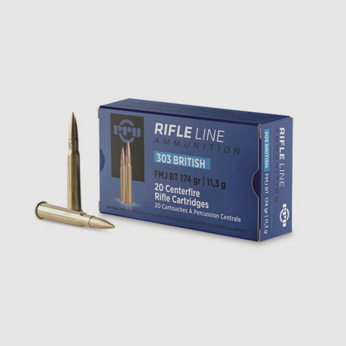 .303 British PPU 150grs FMJ