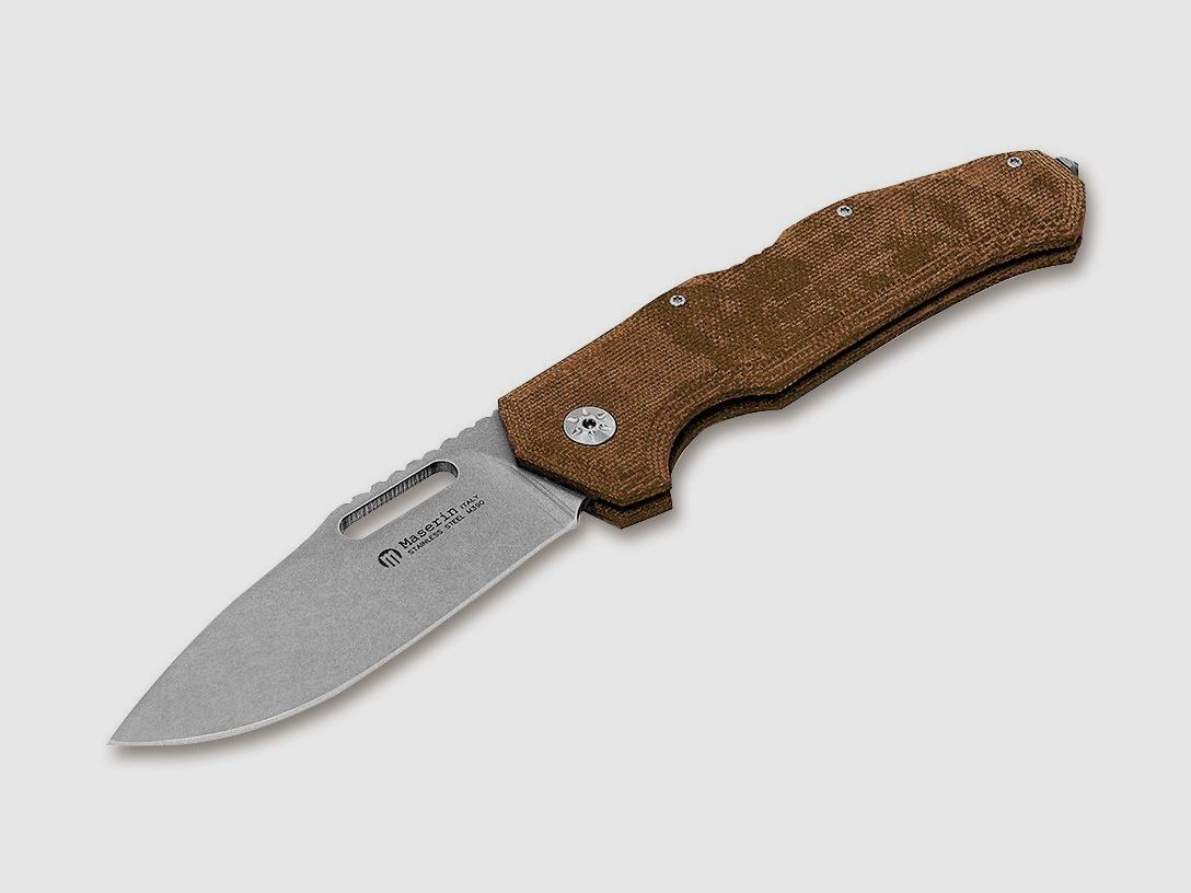 Taschenmesser Nimrod Desert Micarta umsetzbarer Clip