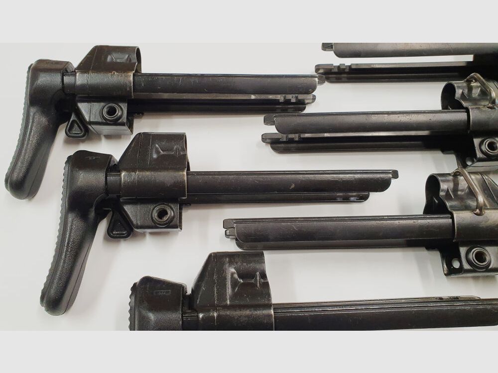 Heckler & Koch Original Heckler & Koch H&K MP5, SP5 collapsible shoulder stock (2 positions) push stock, used