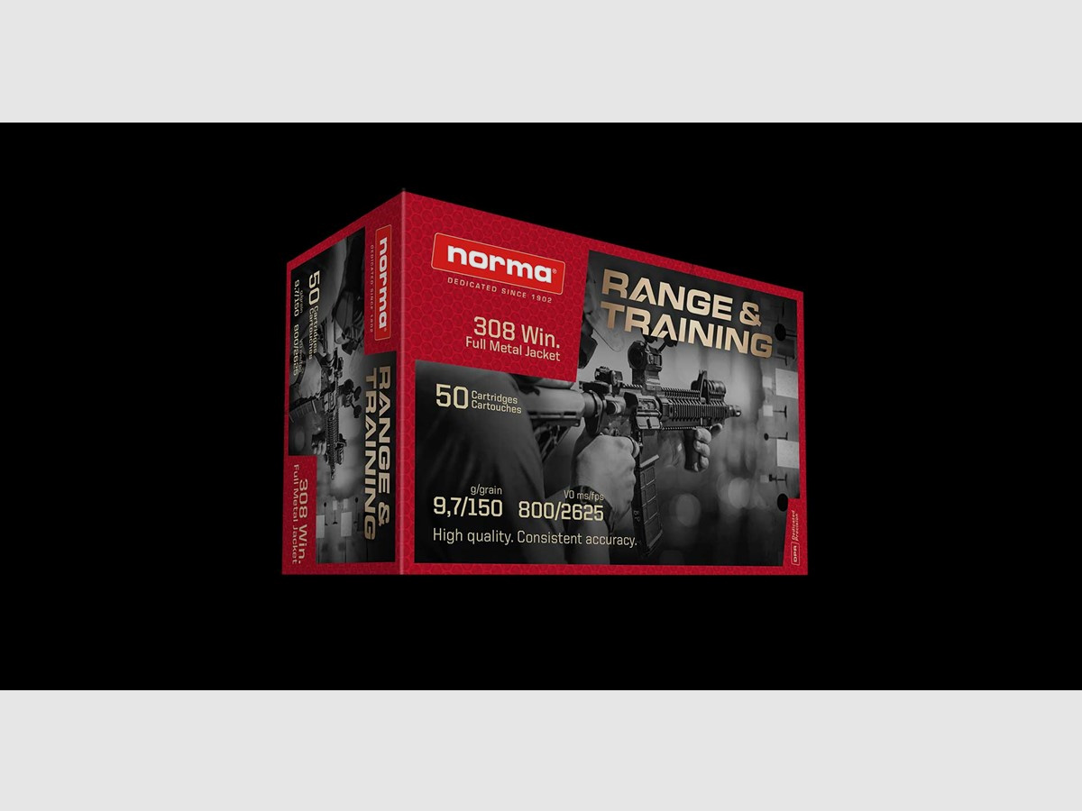Norma Range & Training Kal. 308 Win. - 9,7g / 150gr