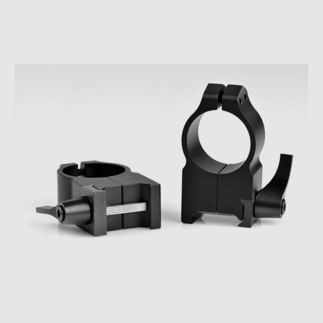 Warne QD Steel Rings - Weaver 1 inch (1") Extra High 16.5 mm (203LM)