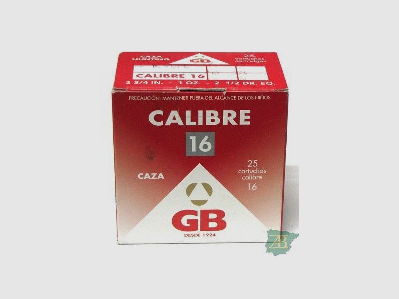 Patronenkasten GB Kal. 16 28gr