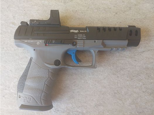 Pistole freie Verkauf Druckluft Umarex Walther Q5 Match Combo Kal. 4,5 mit Rotpunkt