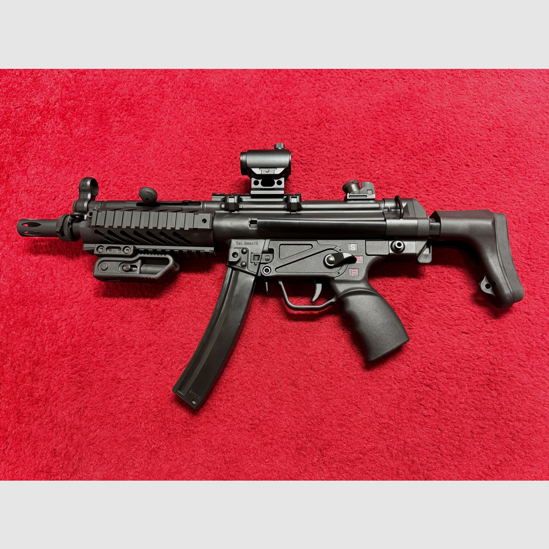 SRC SR5A3 TAC MP5 A3 Full Metal Co2 Blow Back GBB 6mm Airsoft