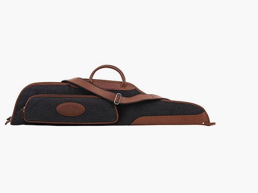 BLASER rifle case for long gun, loden/leather, 'short rifle', 110 cm