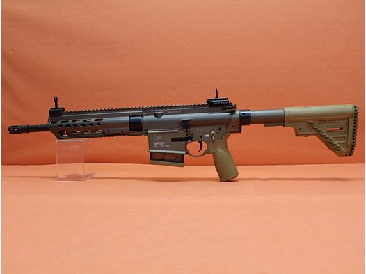 Heckler&Koch Ha.Büchse .308Win Heckler&Koch/H&K MR308 A3 13" Lauf RAL8000 HKey, Gas-Piston-System HK417/G28