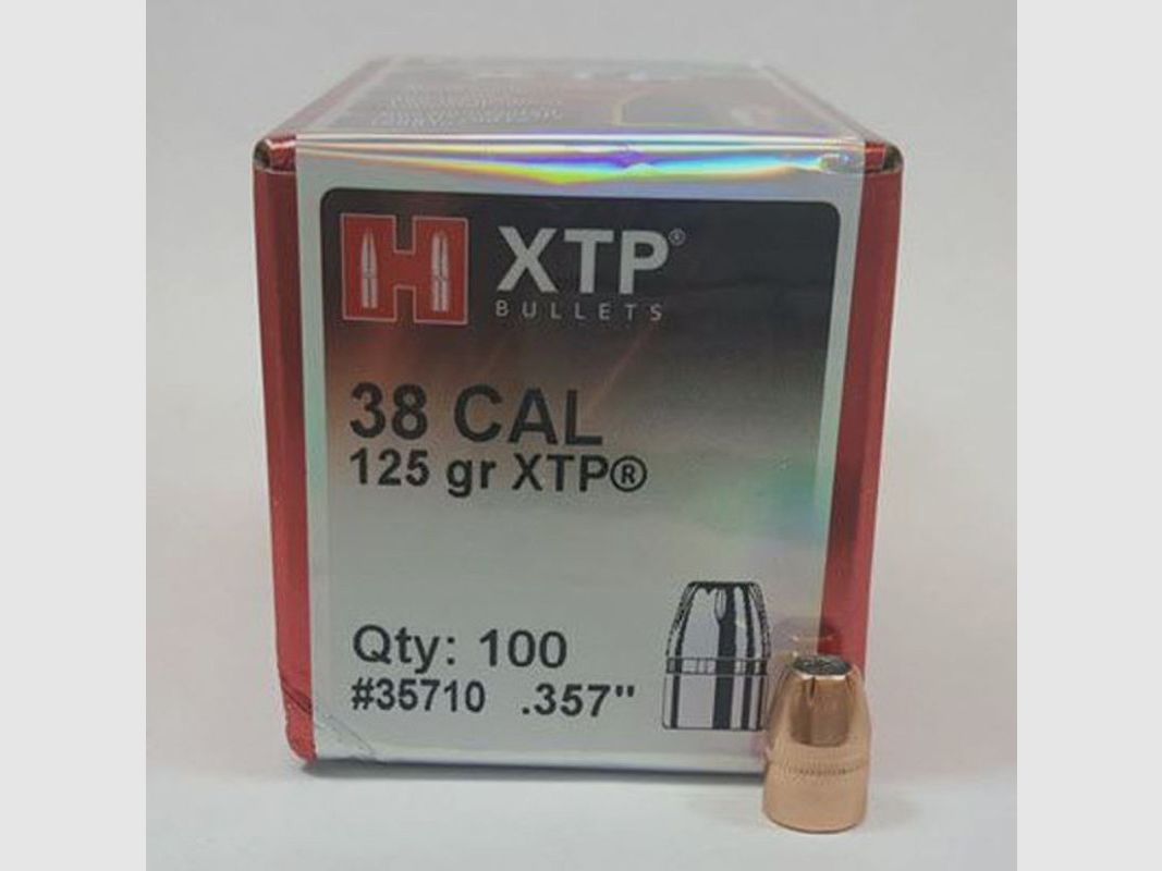HORNADY Geschosse 38 GR 125 HP XTP