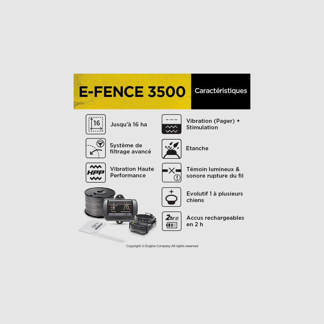HUNDESICHERHEITSSYSTEM DOGTRA E-FENCE 3500, Bild 3 von 4