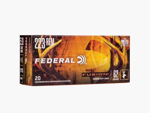 .223 Rem. Fusion 4,0g/62grs. Municiones Federal