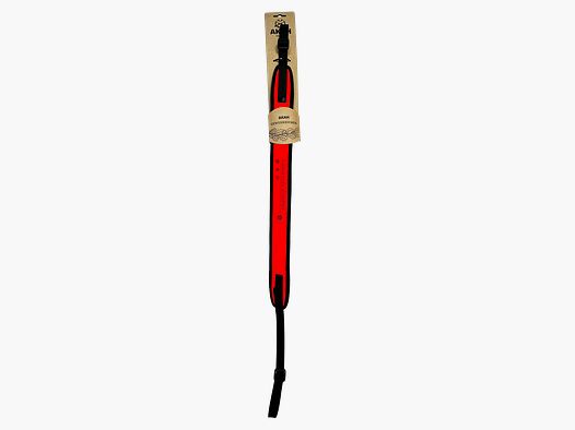 AKAH Gewehrriemen orange Neopren mit Gurtband Shooters Corner