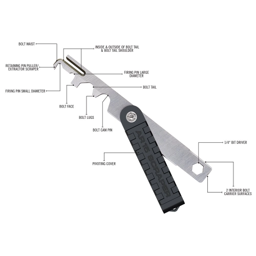 Outil de nettoyage – grattoir pour AR-15 REAL AVID, image 3 sur 4
