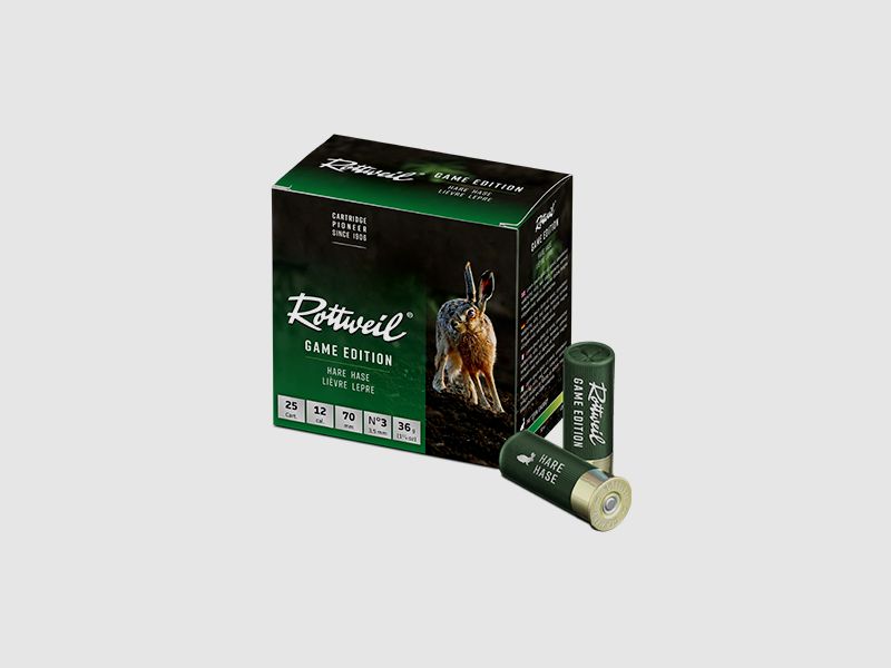 Rottweil Game Edition Bleischrot 12/70 2.8mm 32g, billede 1 af 2