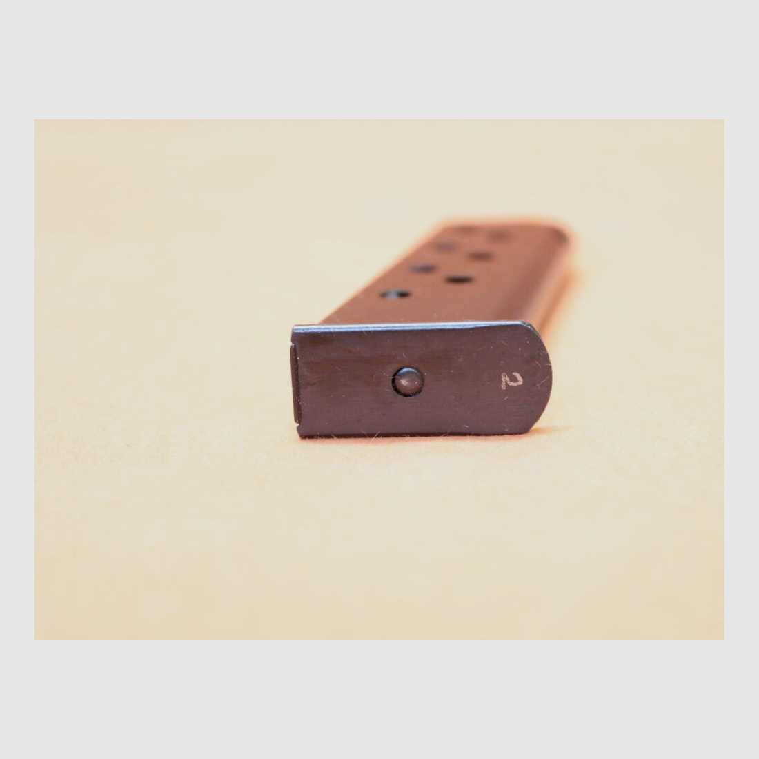 DDR SURPLUS Walther PP: Magazin DDR (ohne Markierung) 8-Schuss brüniert ohne Magazinschuh 7,65mmBrowning