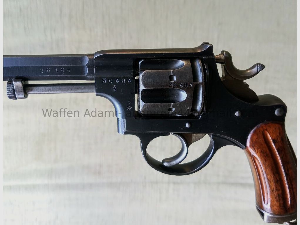W+F, Eidgenössische Waffenfabrik Bern Revolver 1882 Schweizer Armee