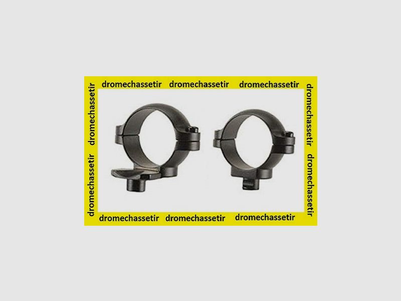 Set aus 2 Leupold QR Stahlringen, Extra Niedrig mit Offset Durchmesser 25,4mm, Ref 60955