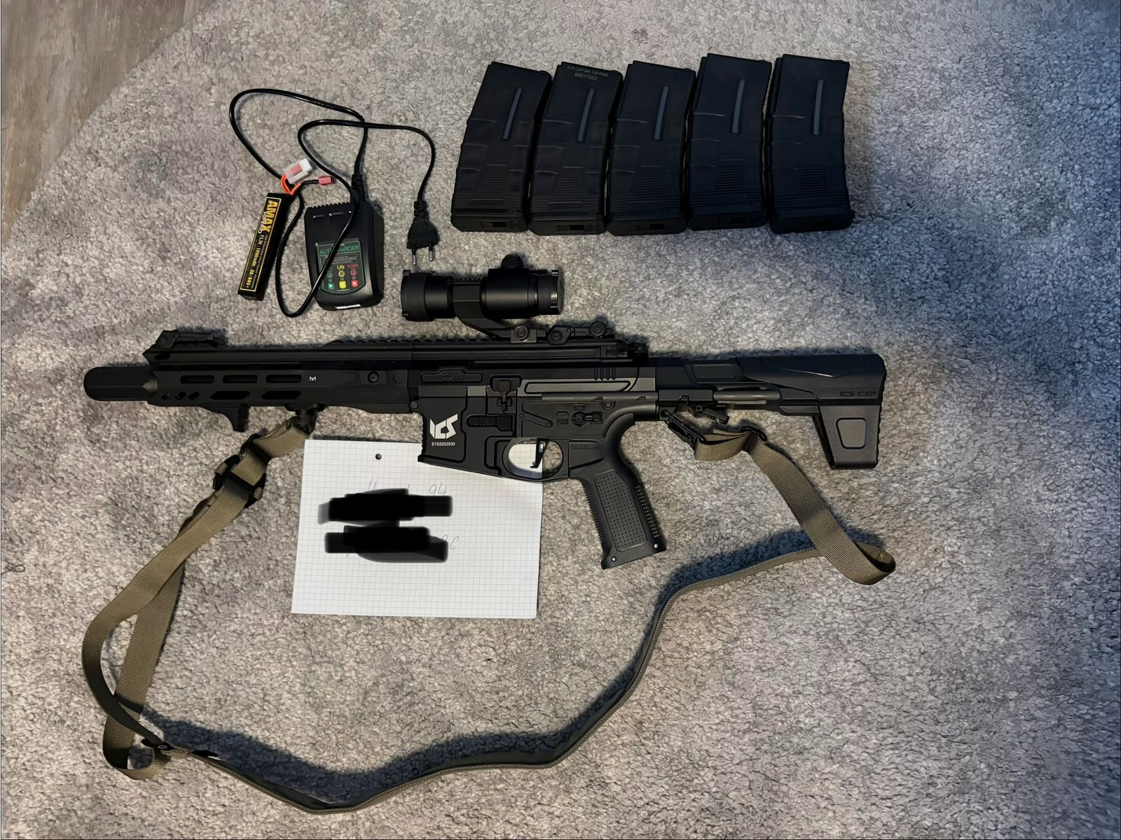 Airsoft Begadi ICS Sirius Crow 6mm BB, zdjęcie 1 z 7