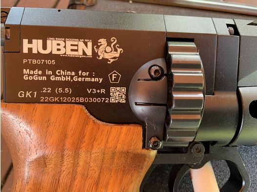 PCP Luftpistole Huben GK 1Pressluftpistole