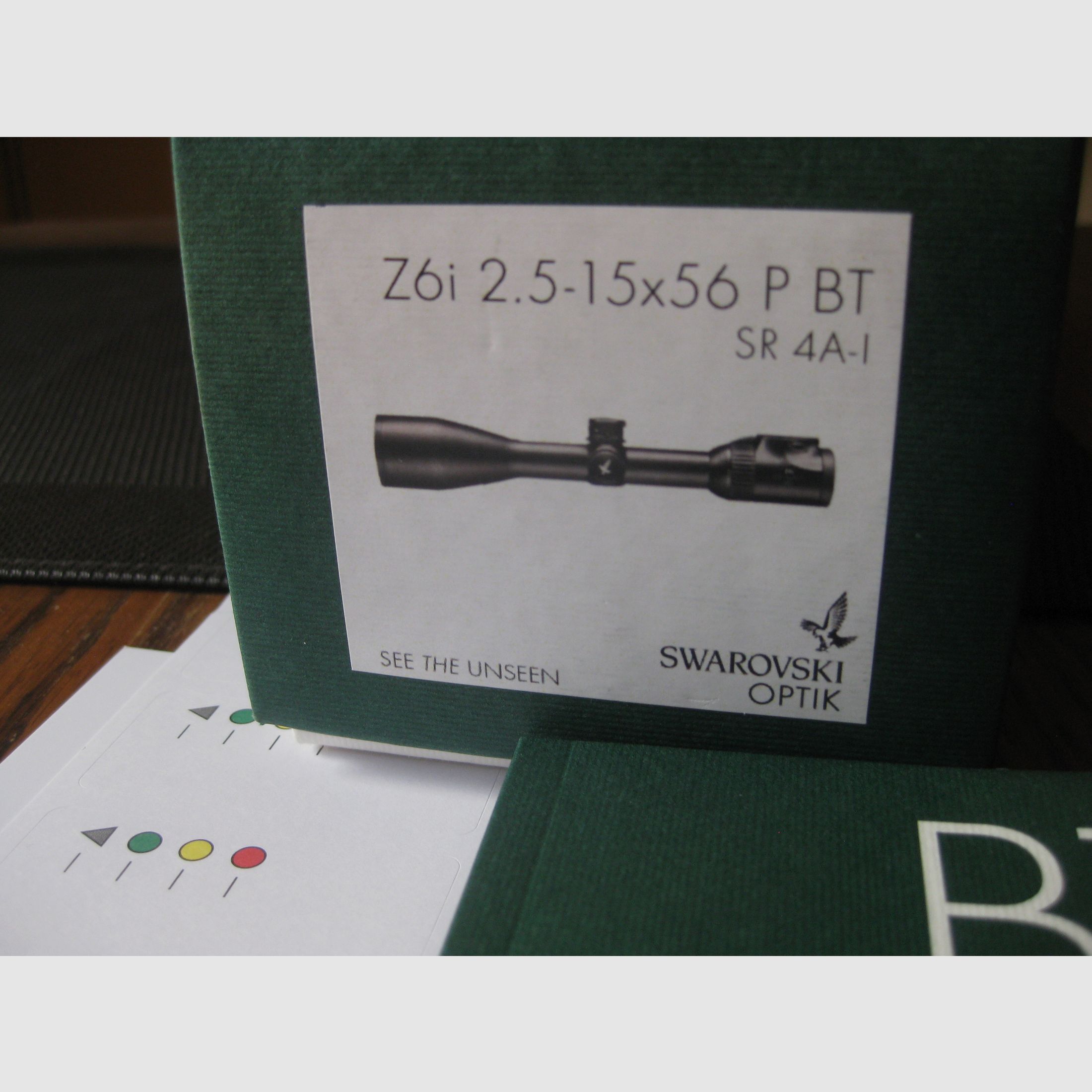 " TOP+NEUWERTIG "  = Swarovski  GEN-II als Z6i 2,5-15x56 P BT SR Abs.4A-I !! Inklusive original Blaser-Sattelmontage-HOCH !! Kein ZEISS-LEICA-GPO-S&B-MAUSER-WALTHER-SAUER 505-R8-K95-R93, Bild 2 von 15