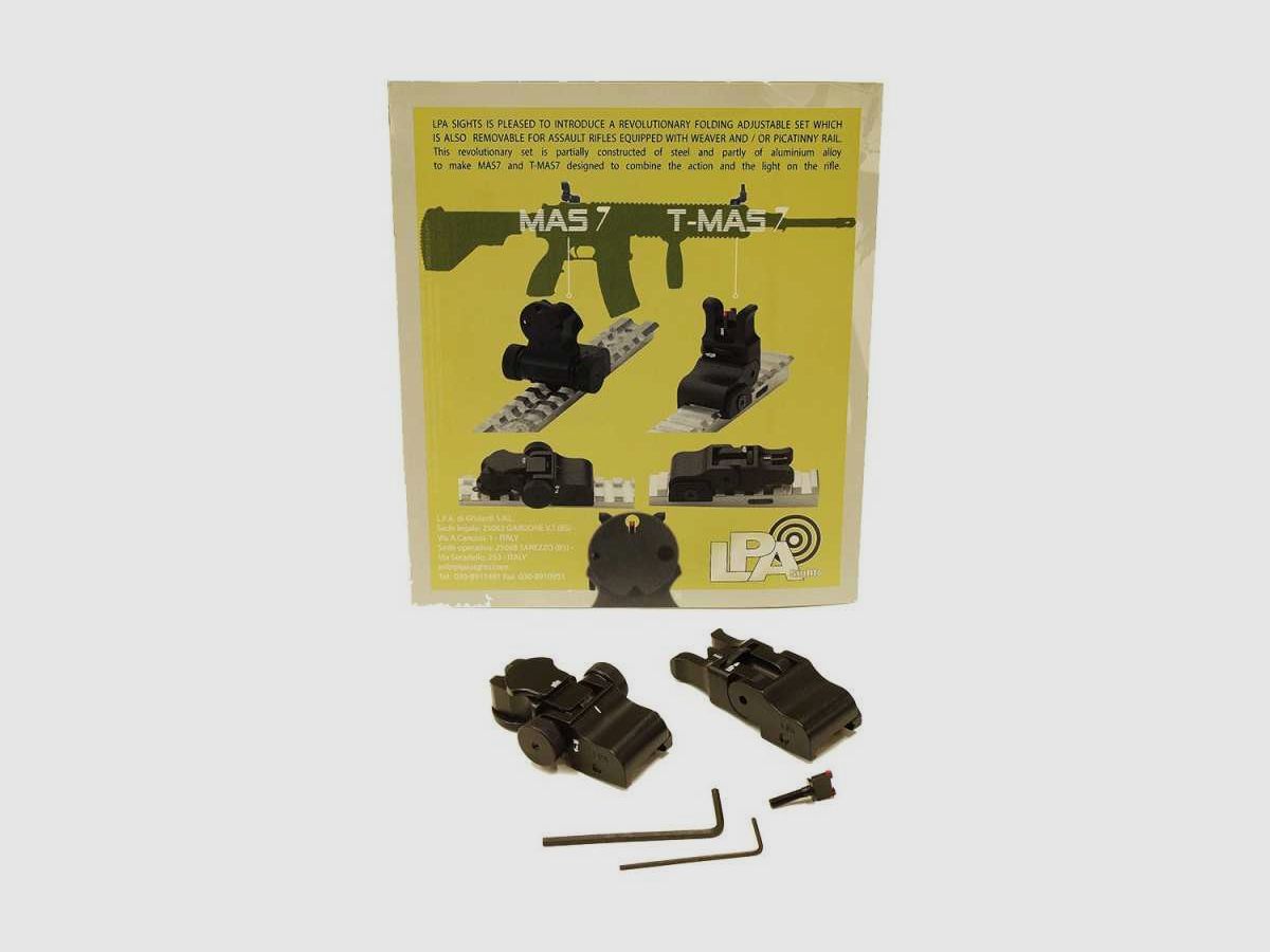 LPA MAS7 & T-MAS7 Folding Adjustable Set for Rifles, image 1 of 3
