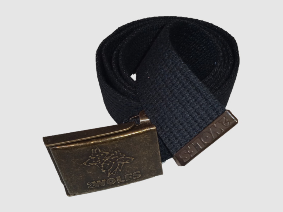 2Wolfs belt – WILD black/gold, image 1 of 3