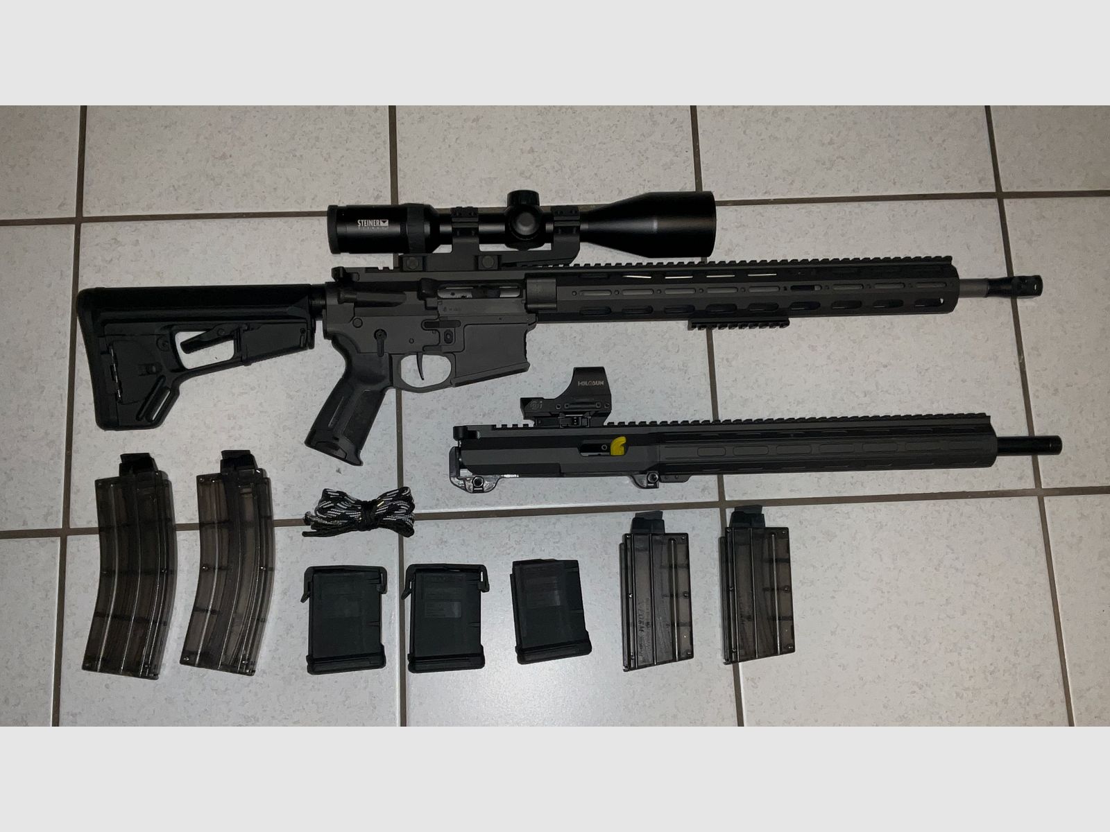 DAR AR15 Halbautomat Exclusiv in .223 und .22 Wechselsystem