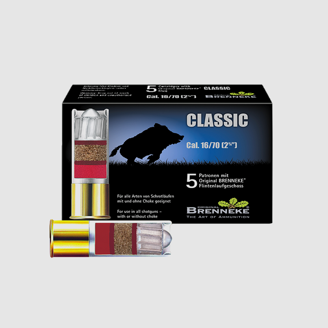 Balles de fusil – CLASSIC cal. 16/70, 27,0 g boîte de 5