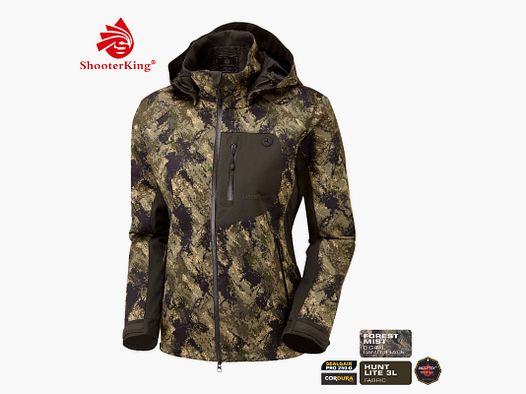 SHOOTERKING Huntflex Jacke Digital Camo Forest Mist Damen