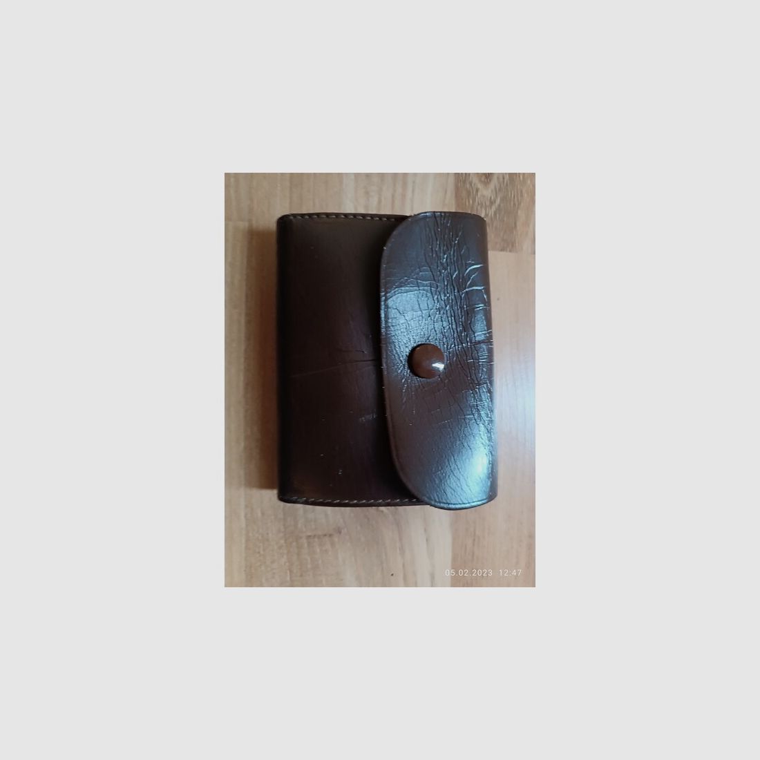 Leder Patronenetui 16er Schrot