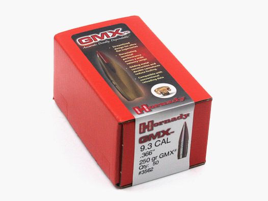 Büchsengeschosse, Hornady .366 GMX, 250gr, 50 Stk, 9.3×62