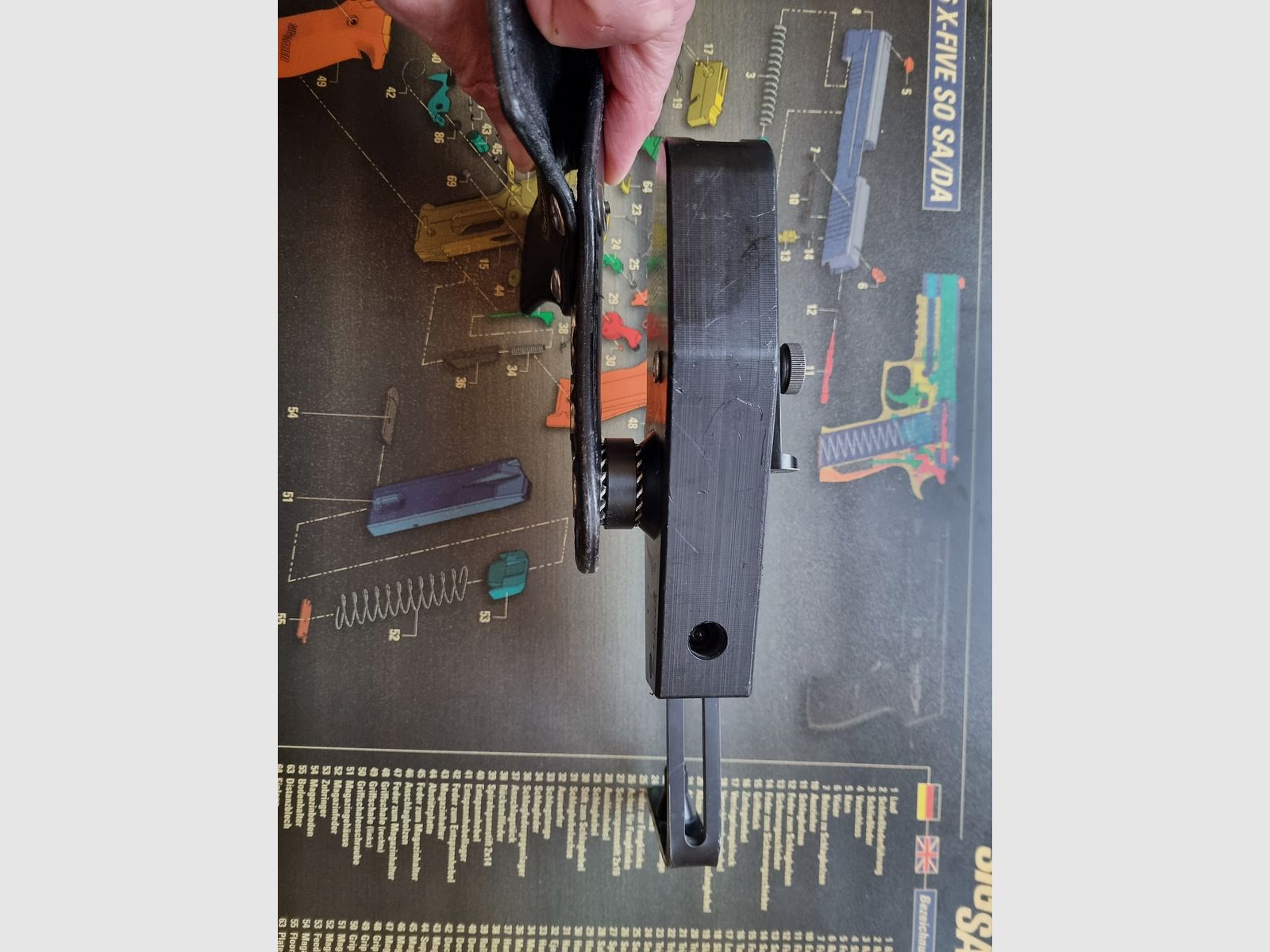 Quick Draw Holster Sickinger Speed Machine für Revolver (S&W K-/L-/N-Rahmen, Ruger GP100, KGP-161, Colt Python)