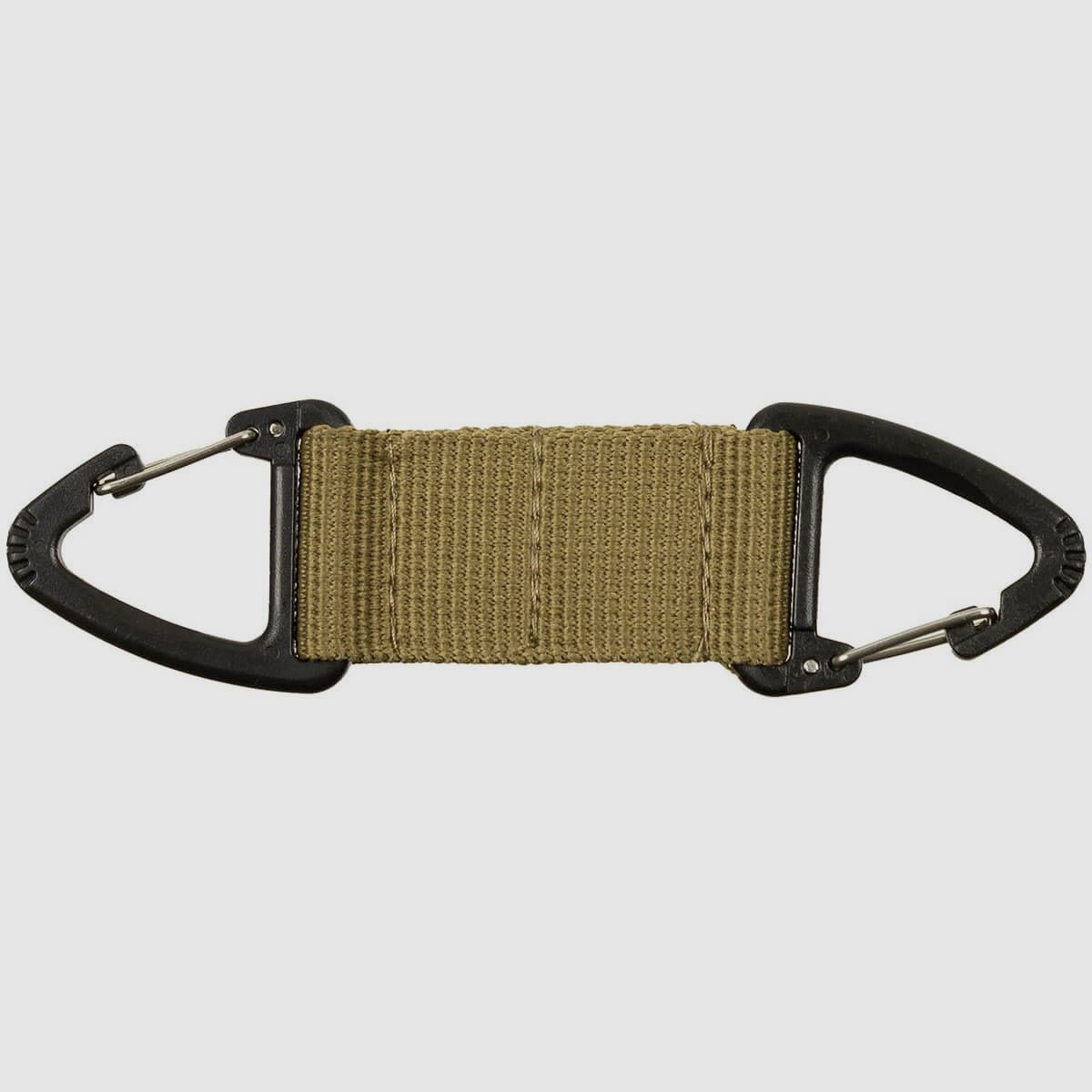 MFH Universalhalter doppelt Karabiner - Coyote Tan