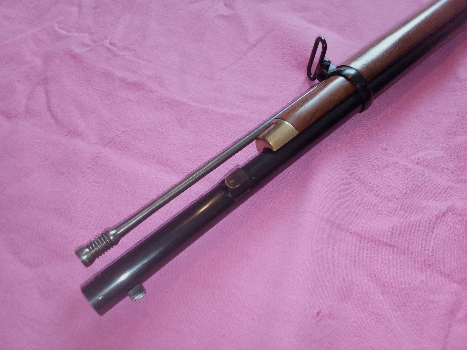 Gewehr PEDERSOLI Enfield 2 Bänder Pat 1858 mit Schlagbolzen Kal 577