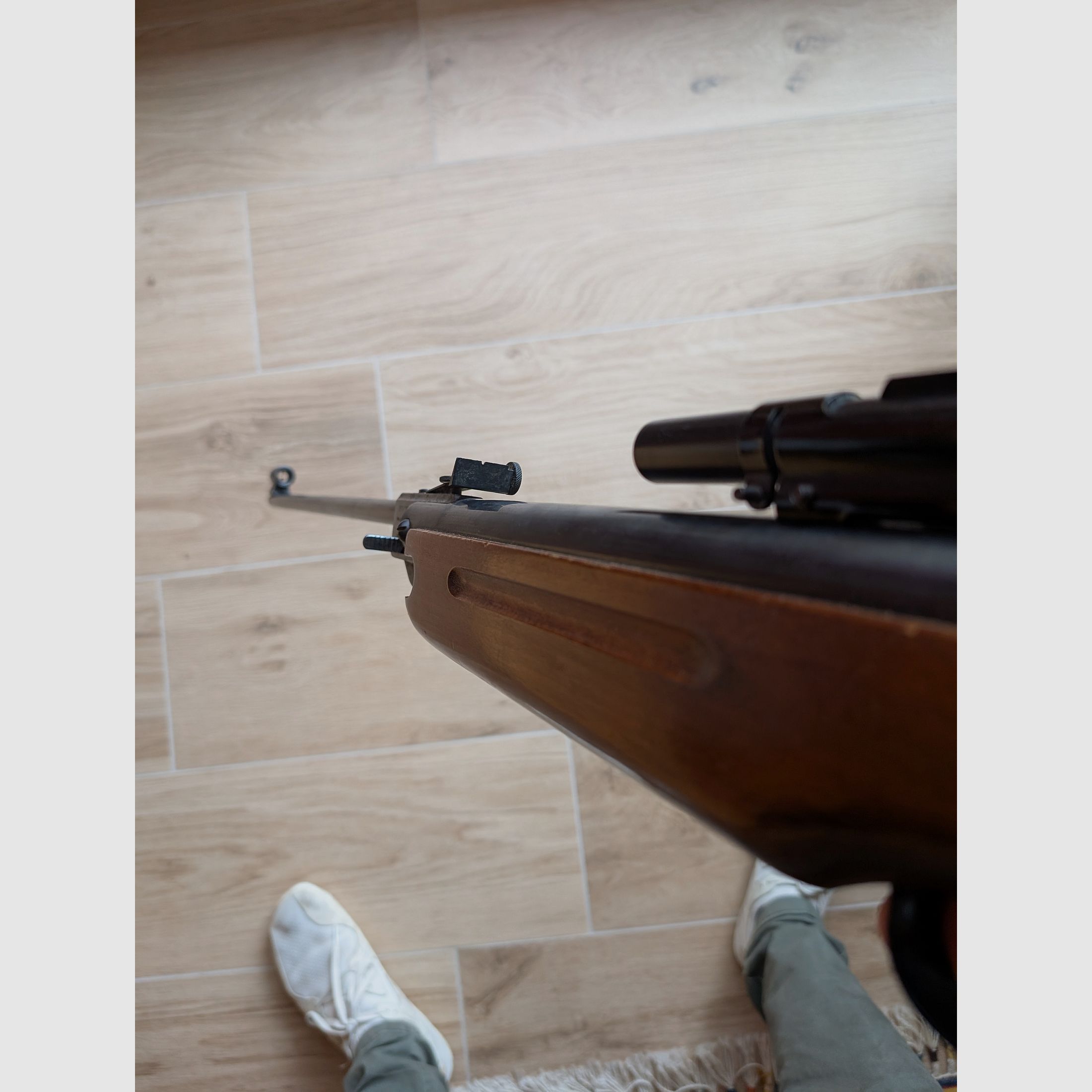 Luftgewehr - Weihrauch HW 35, Kaliber 4.5 - Erbstück, guter Zustand 