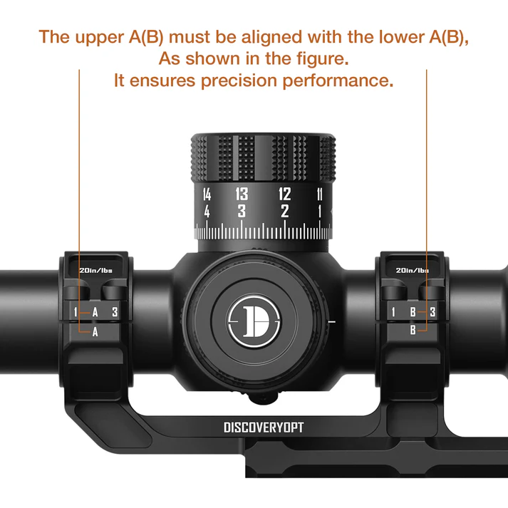 Monobloc-Montage Cantilever DISCOVERYOPT – 0 MOA – Multi-kompatibel 30/34 mm, Bild 5 von 7