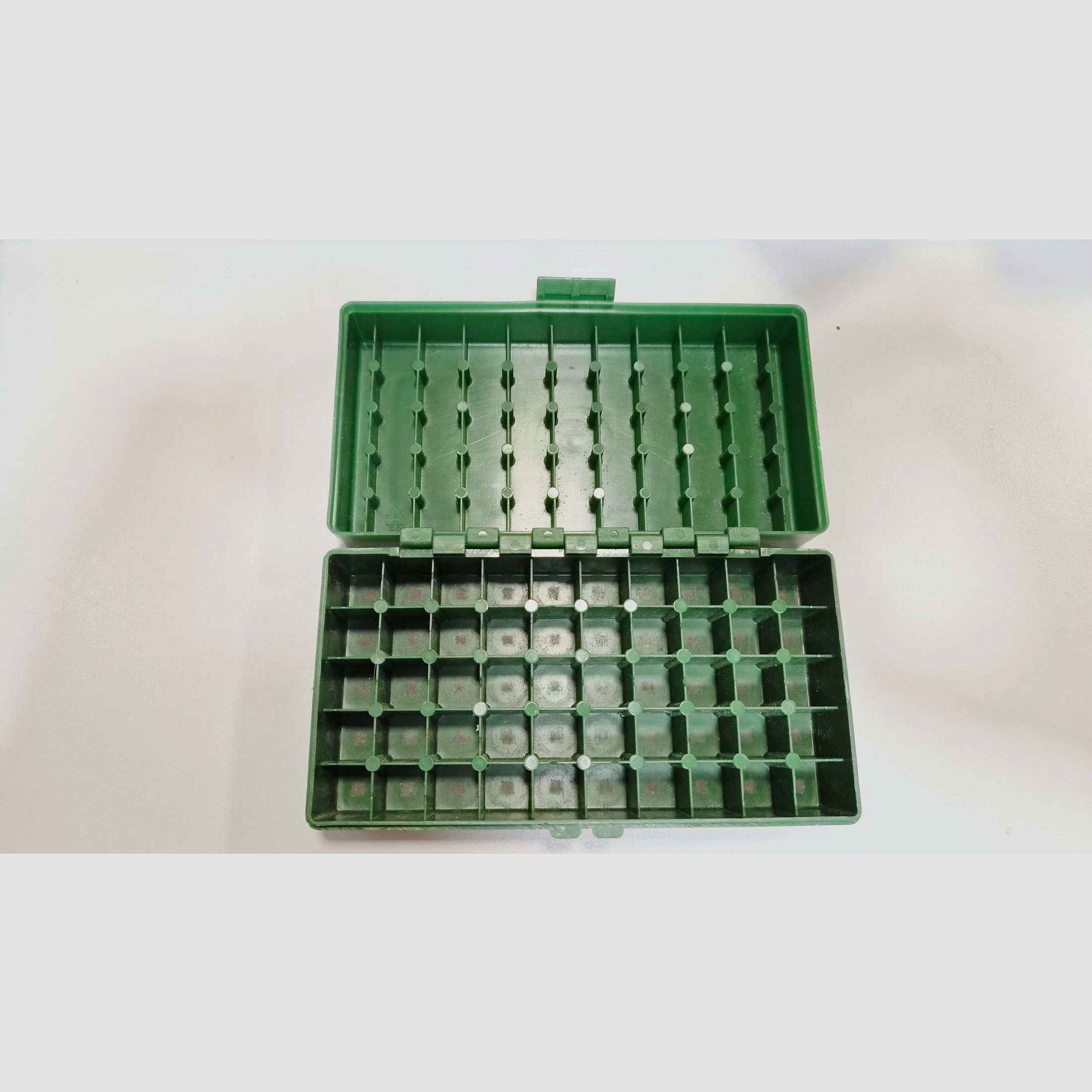 MEGALINE GROENE OPBERGDOOS VOOR 45 ACP MUNITIE, afbeelding 2 van 2