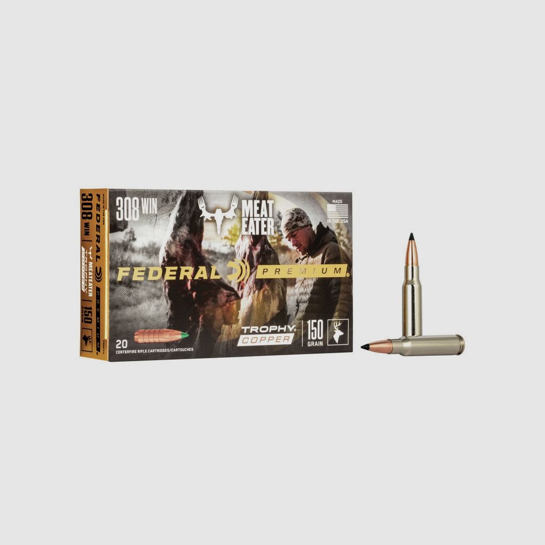 FED P308TC3 .308 WIN 150GR TROPHY COPPER _VITAL-SHOK_ 20/200