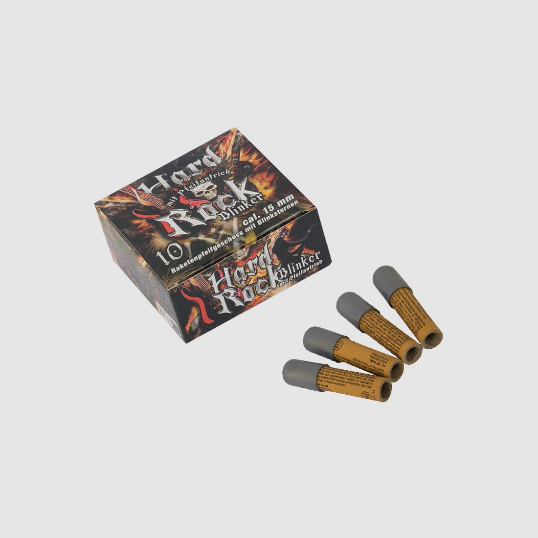 Pyro Umarex Hard Rock Blinker Raketenpfeifgeschosse 10 StĂĽck (P18)
