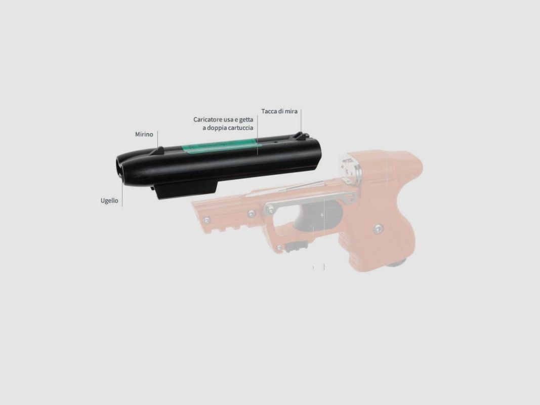 Cartuccia per pistola Piexon JPX Jet Protector, immagine 1 di 4