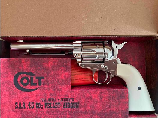 CO2 Revolver COLT SAA . 45  WHITE