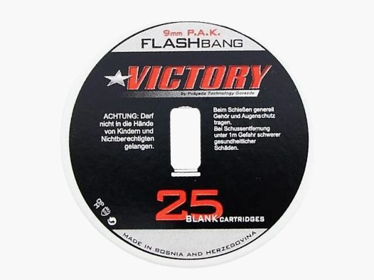 Victory Flashbang Blitz Platzpatronen 9mm PAK