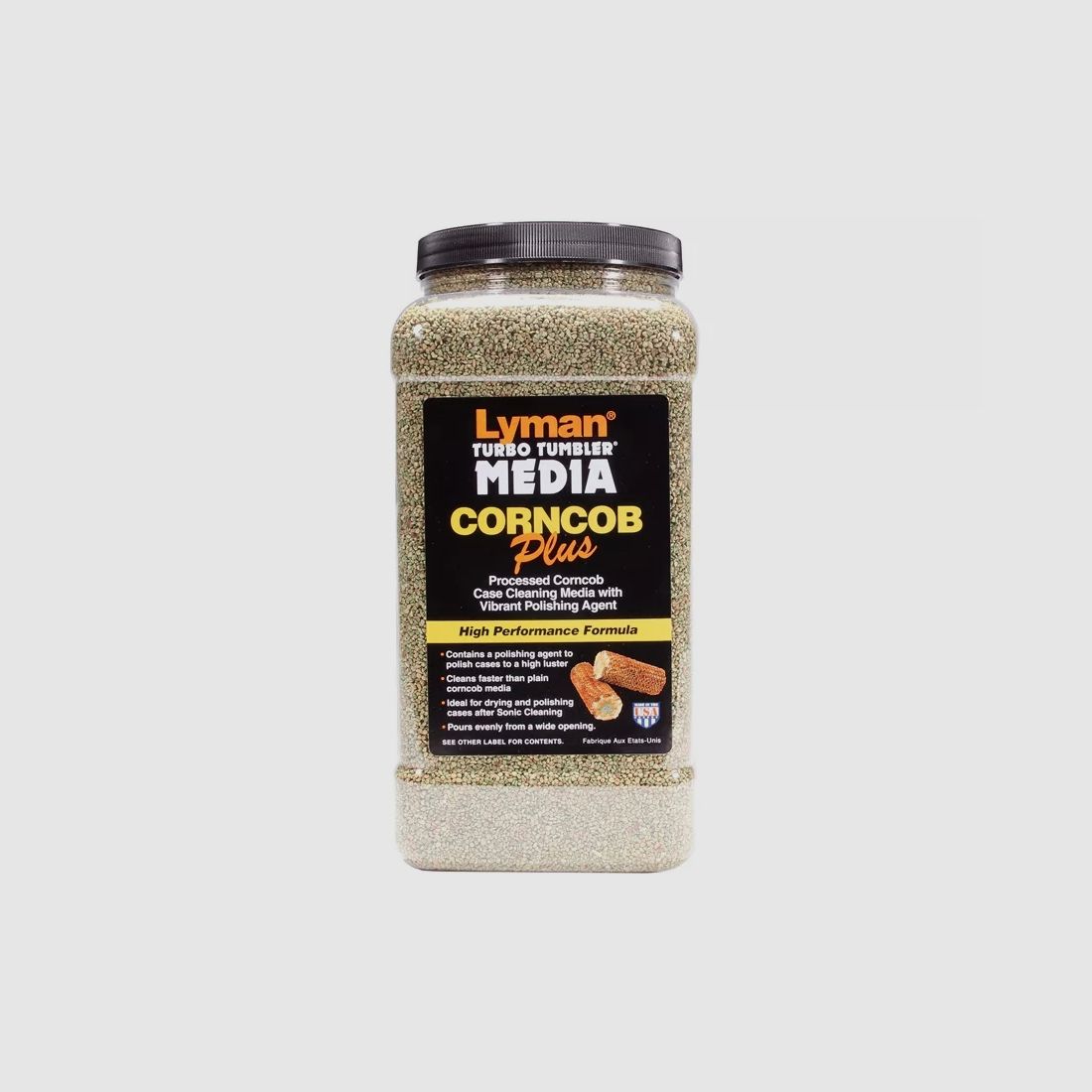 Lyman Turbo Media gelbes Maisgranulat unbehandelt 3,5lbs / 1580g