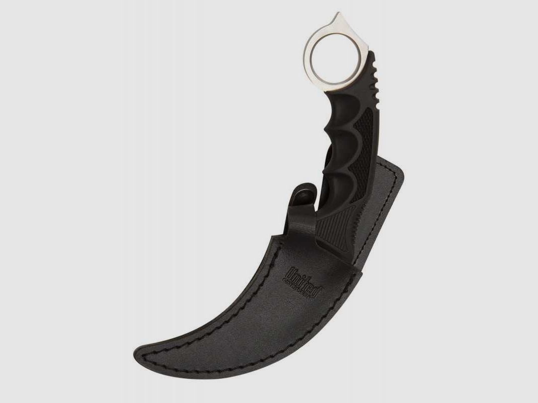 United Cutlery Honshu Karambit Messer Silber mit Stiefelscheide