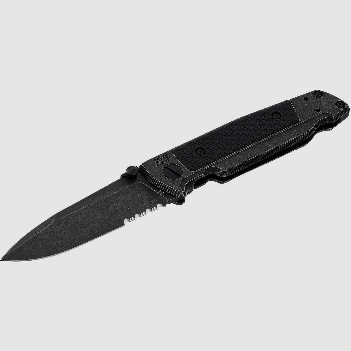 Walther Q5 Steel Frame Blackwash Serrated Klappmesser, Bild 2 von 3