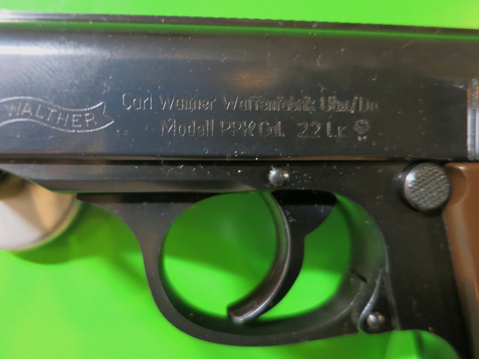 Halbautomatische Pistole, Walther PPK, Kal.  .22lr Übungspistole       #43-