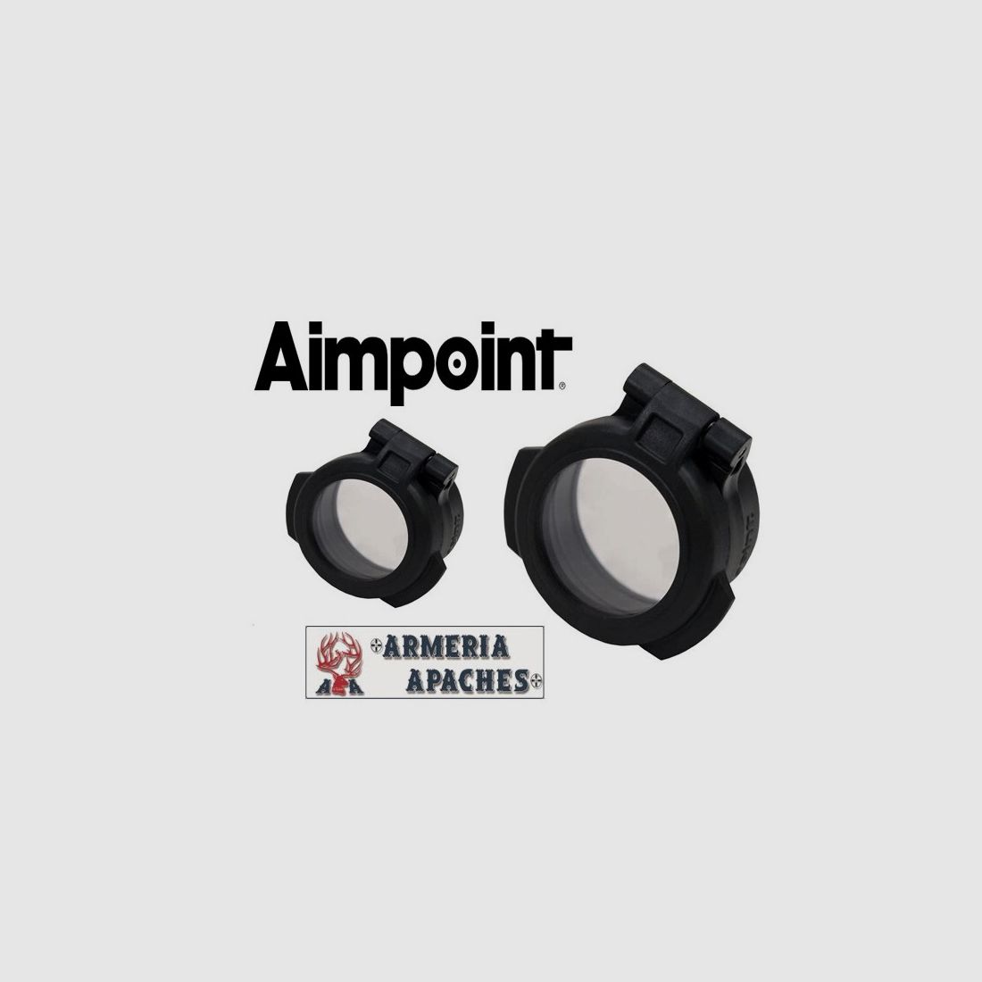 Couvercle rabattable pour viseurs Aimpoint H34 avant, image 1 sur 2