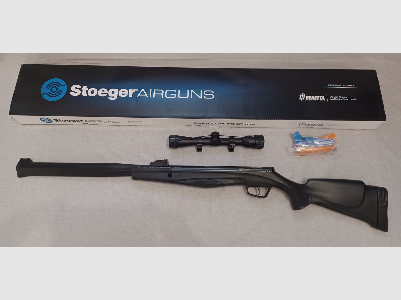 Stoeger RX20 S3 Combo / lunette de visée / 4,5 mm Diabolo / air comprimé / fusil / OVP (158).