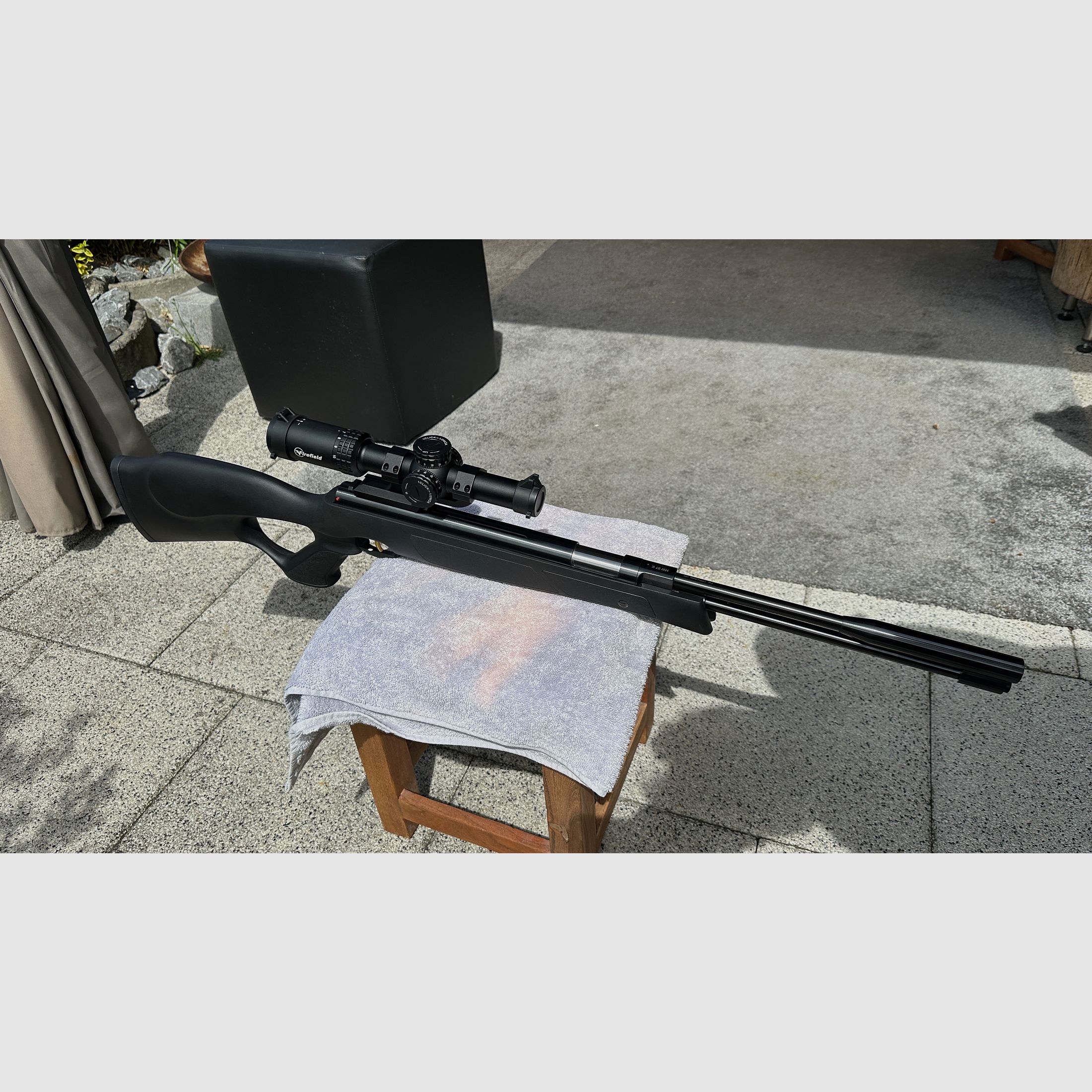 Weihrauch HW97K con telescopio RapidStrike 1-10x24