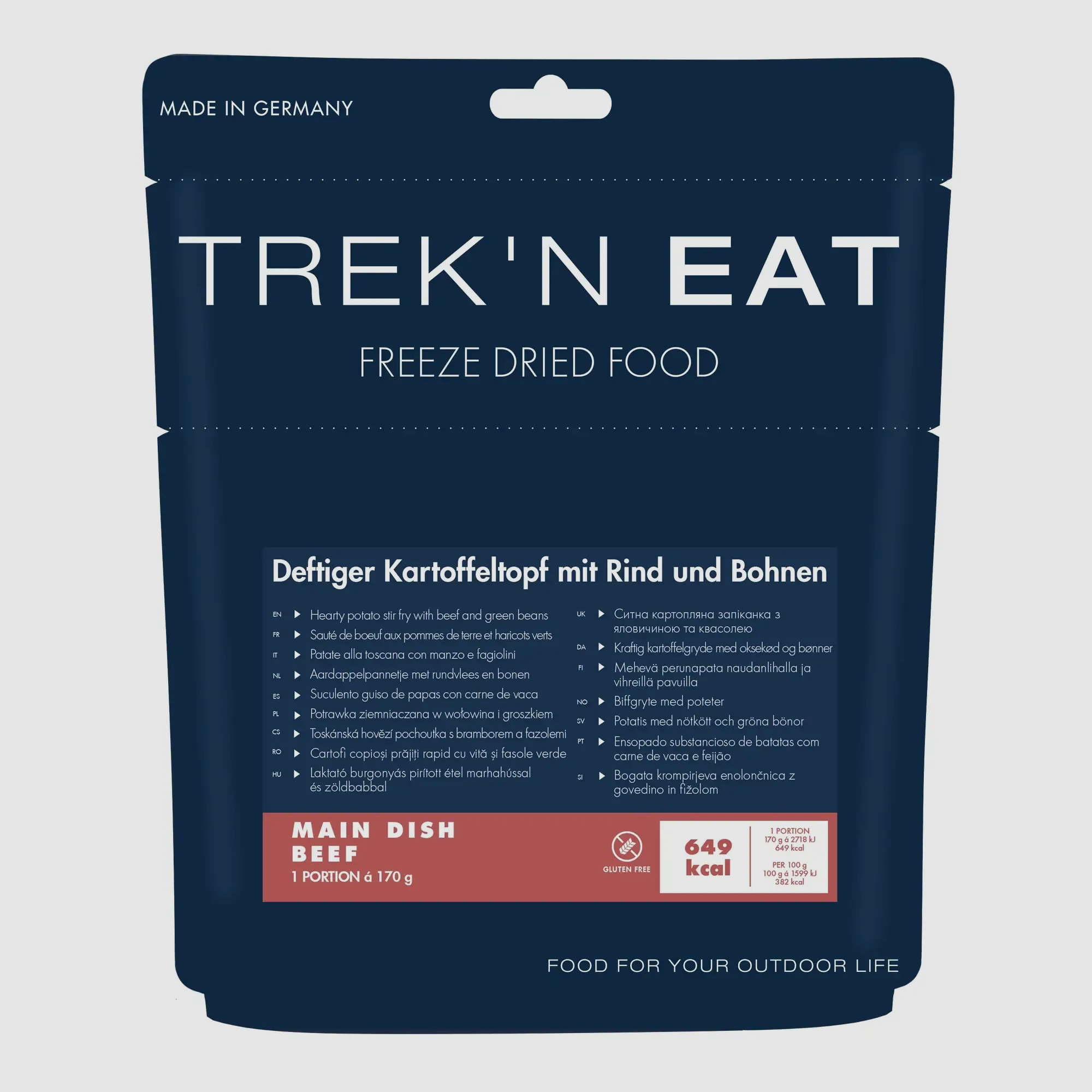 Trek'n Eat Sycący Gulasz Ziemniaczany z Wołowiną i Fasolą