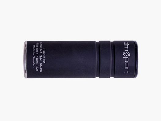 Aimsport Schalldämpfer Randfeuer II Kal.17 | 1/2"-28 UNEF